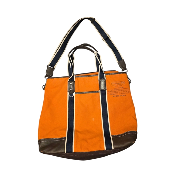 Coach Handbags - COACH XL Canvas Tote Bag